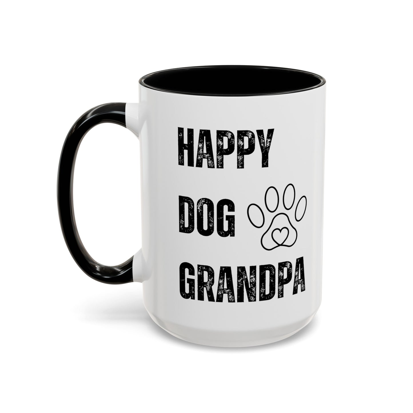 Happy Dog Grandpa Mug