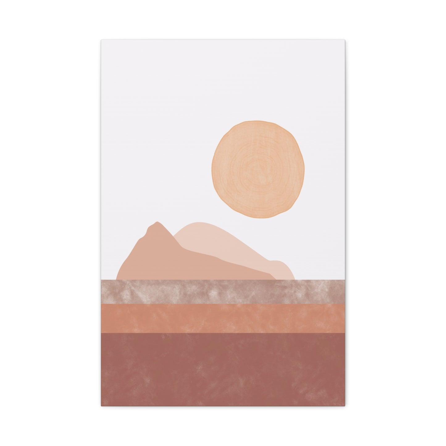 Sun And Mountains Canvas