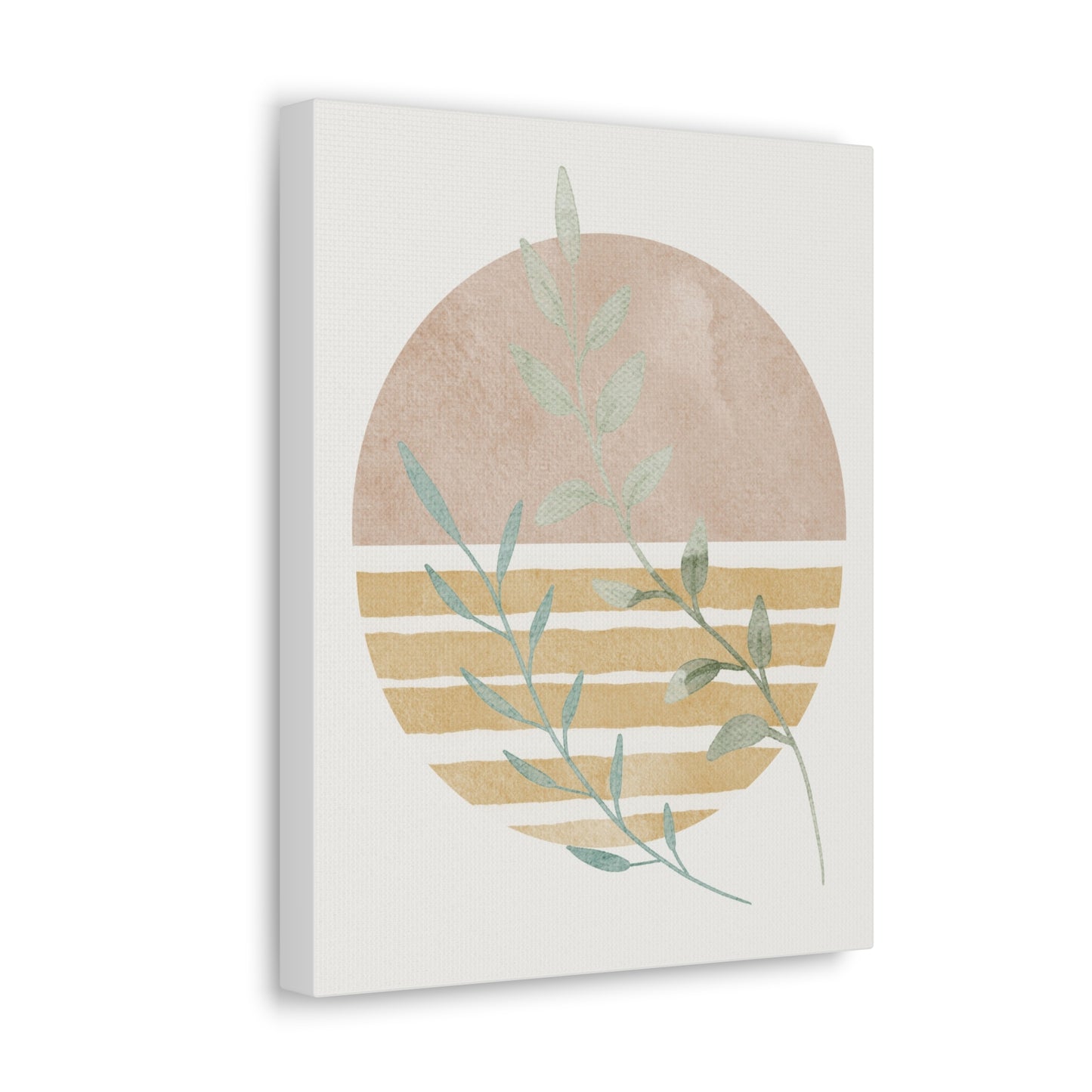 Abstract Plant Canvas