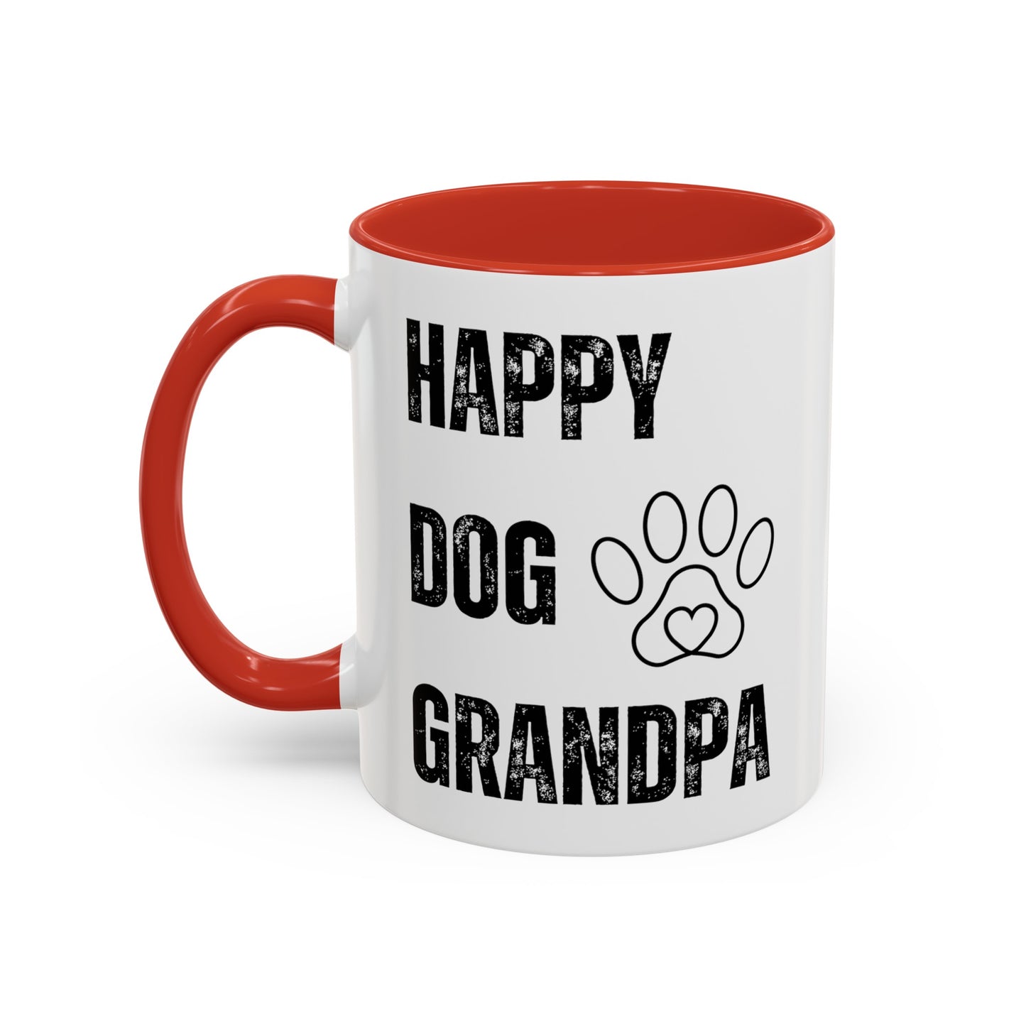 Happy Dog Grandpa Mug