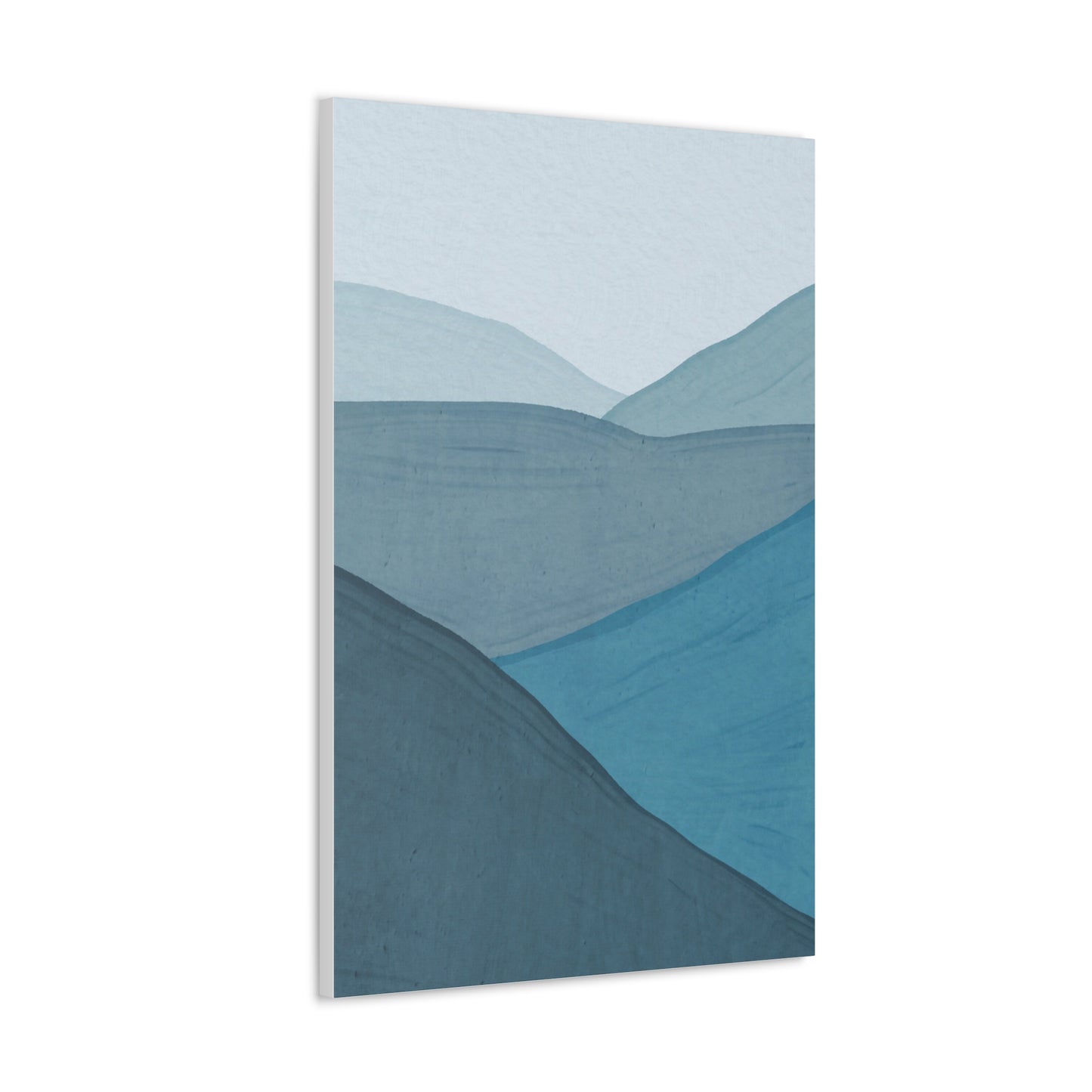 Abstract Blue Ocean Canvas