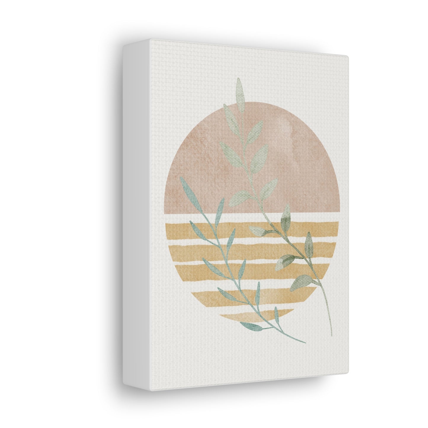 Abstract Plant Canvas