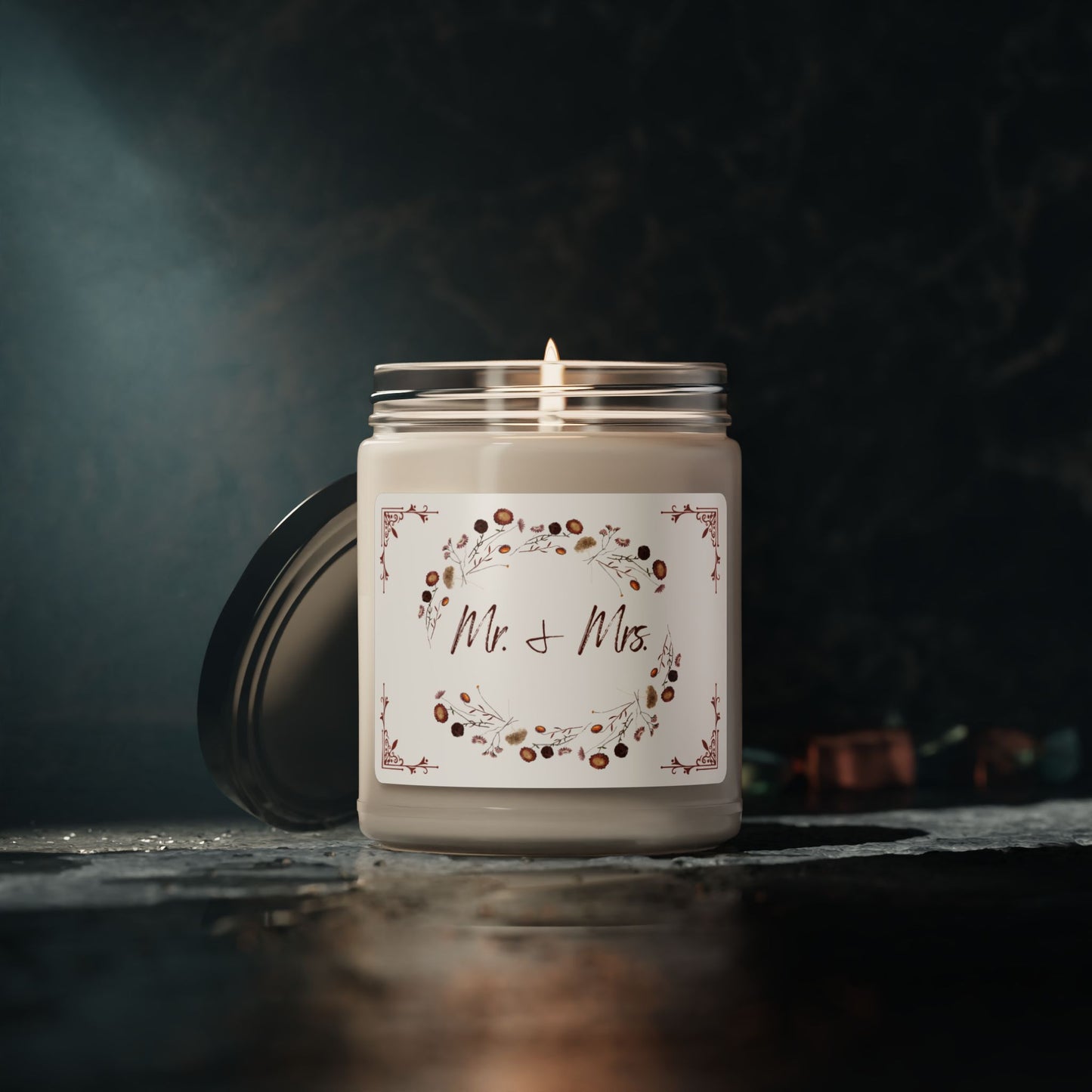 Mr. & Mrs. Fall Scented Soy Candle