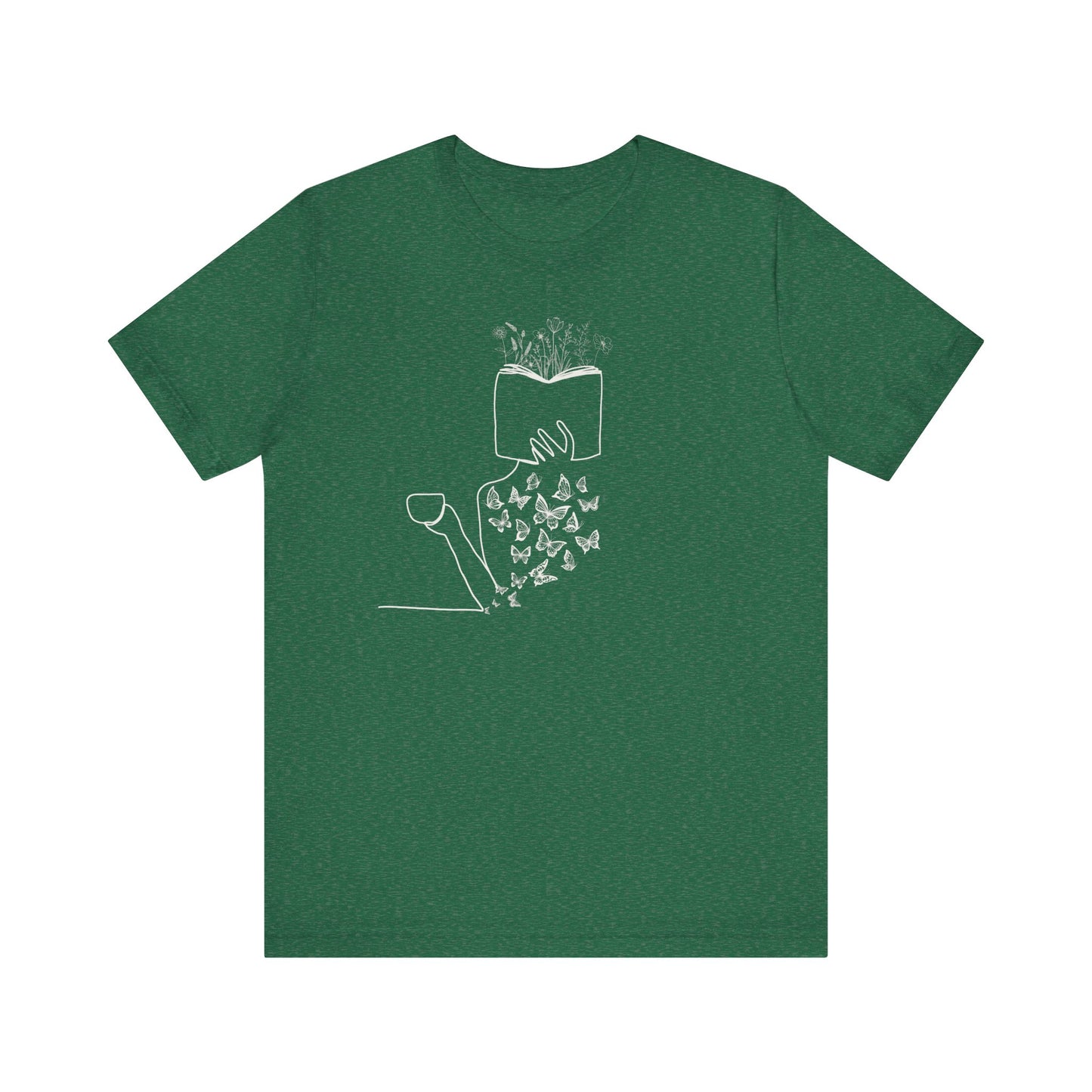 Butterfly Coffee Book T-Shirt