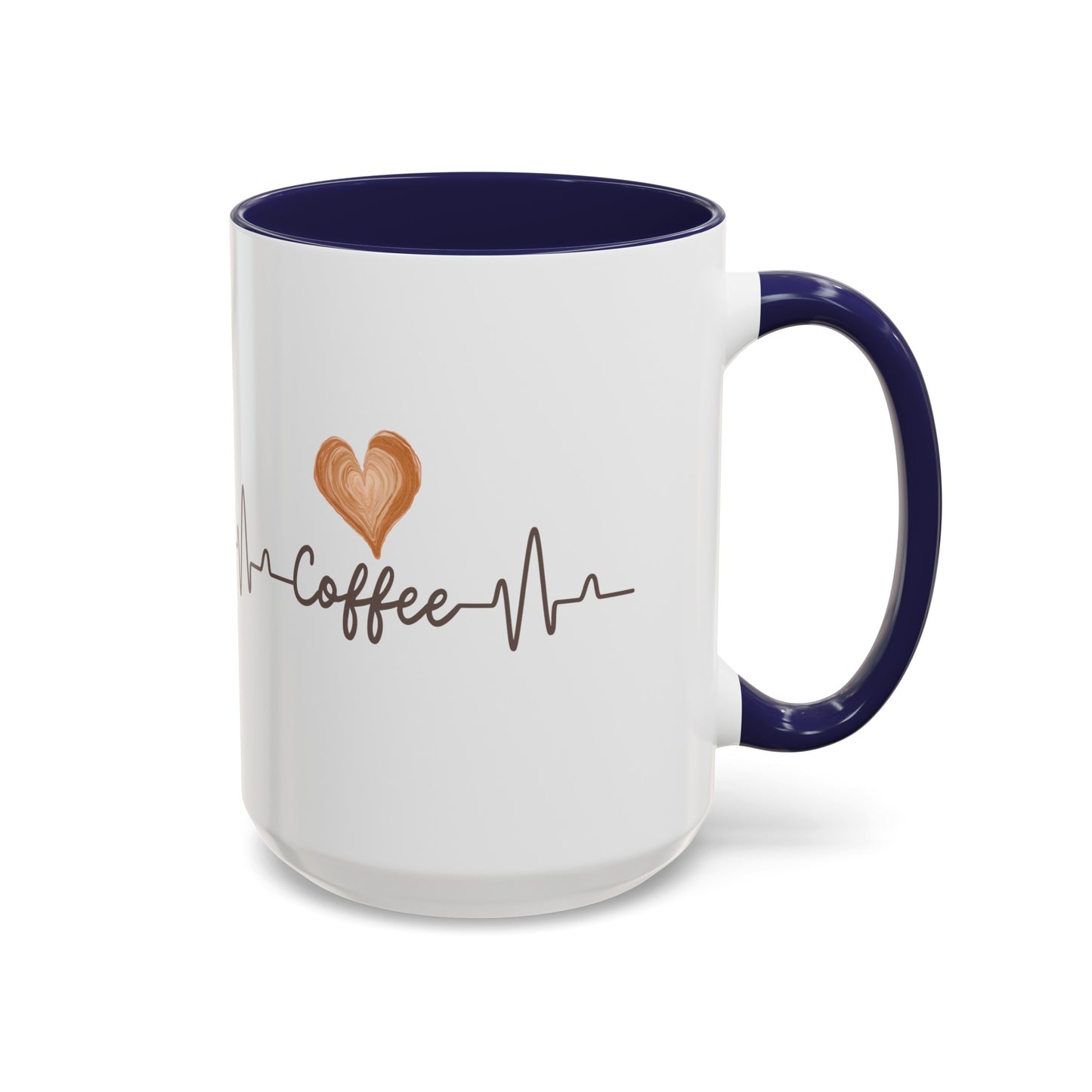 Coffee Heartbeat Mug, 11oz