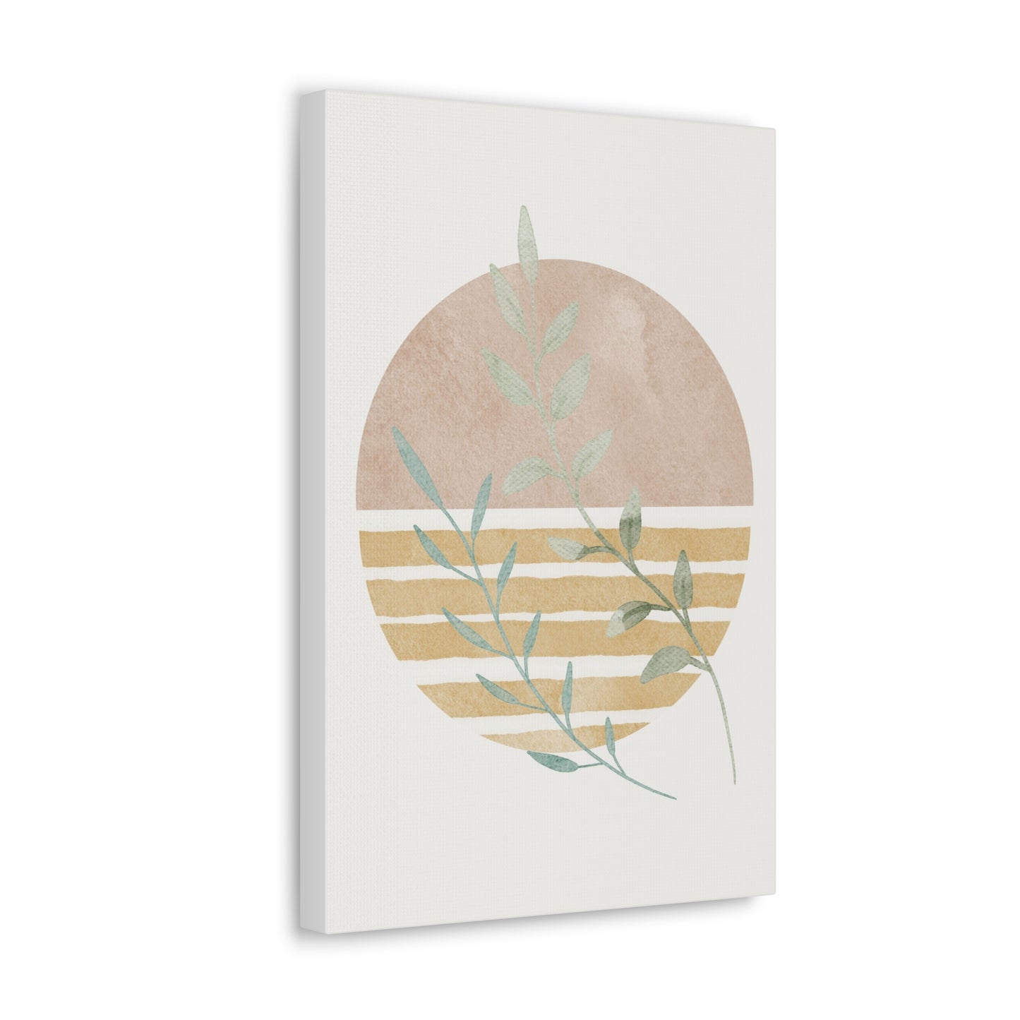 Abstract Plant Canvas