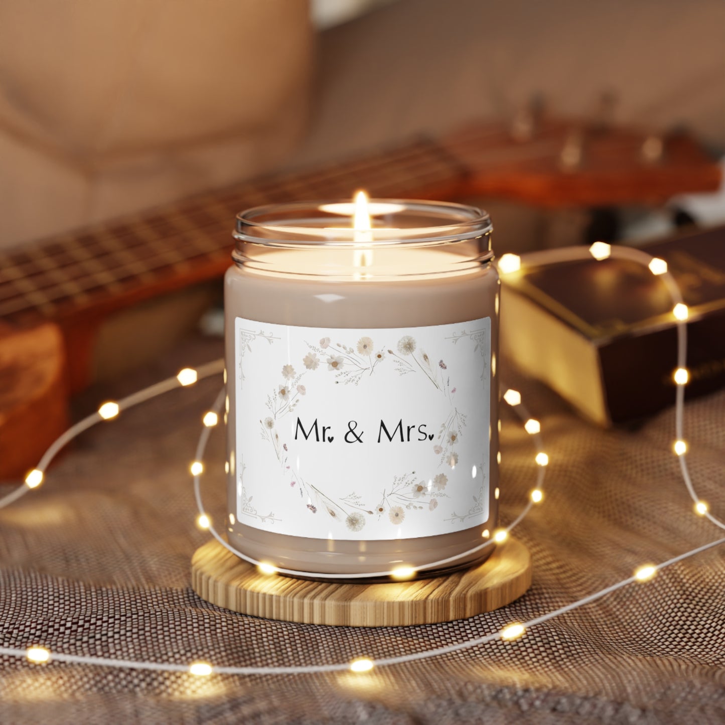 Mr. and Mrs. Scented Soy Candle