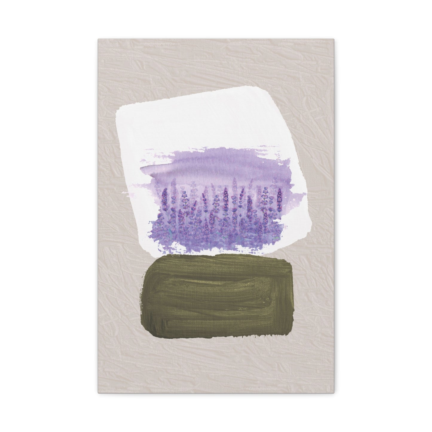 Lavender Abstract Canvas