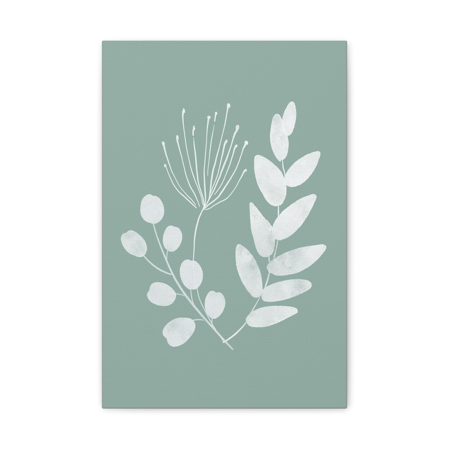 Sage Green Plant Canvas