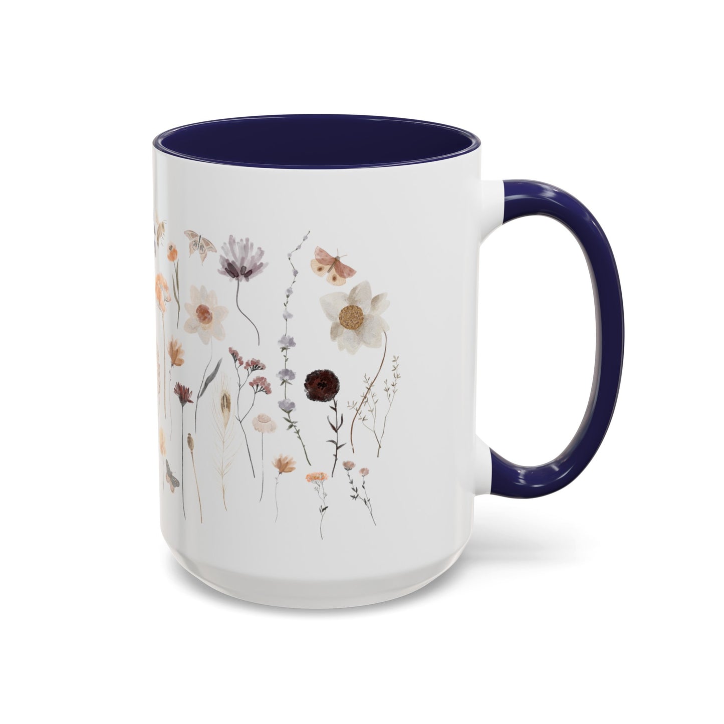 Bee Butterfly Flower Mug