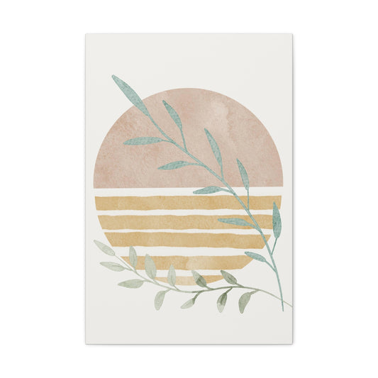 boho plant wall art