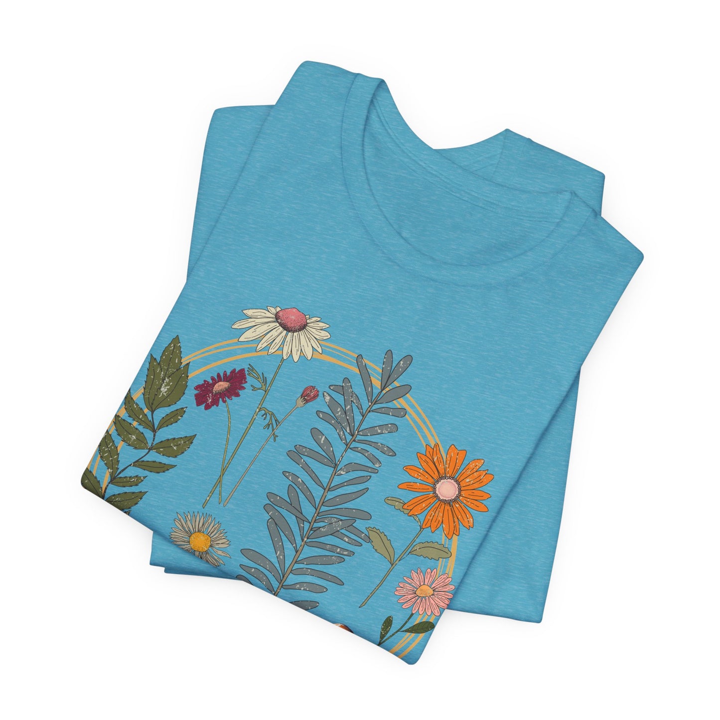 Flower and Mushroom T-Shirt