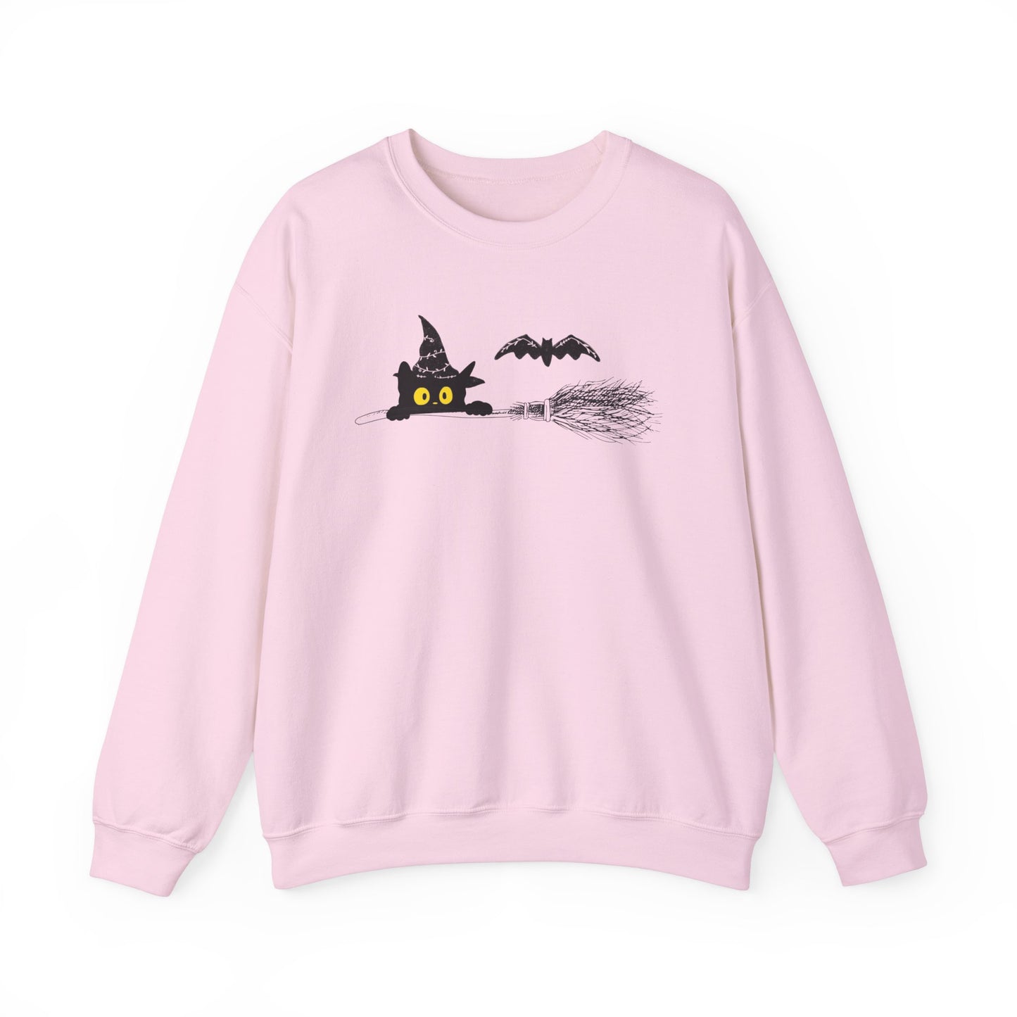 Cute Black Cat Crewneck Sweatshirt