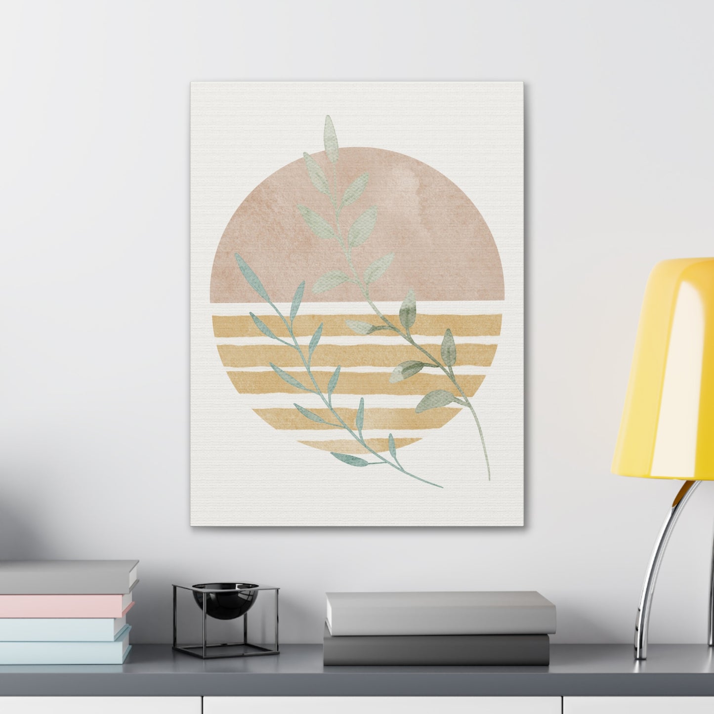 Abstract Plant Canvas