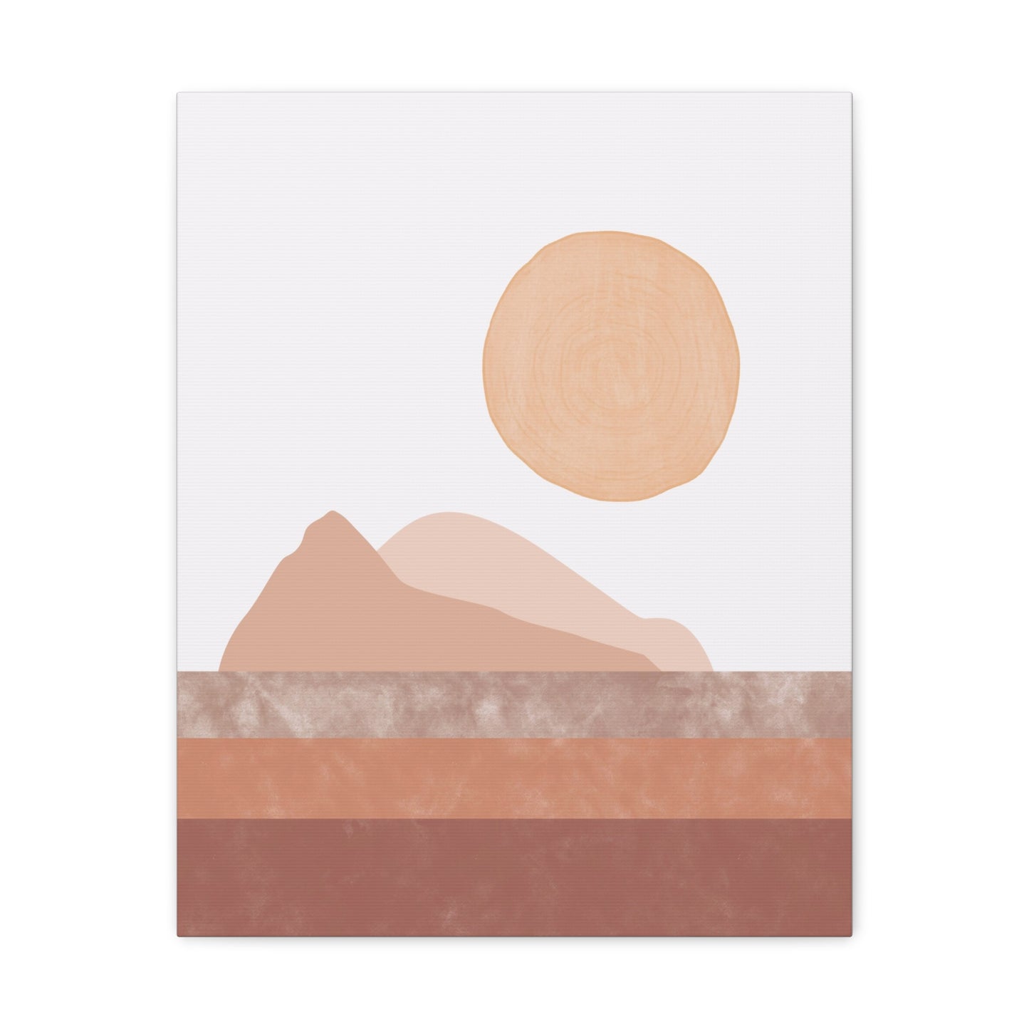 Sun And Mountains Canvas