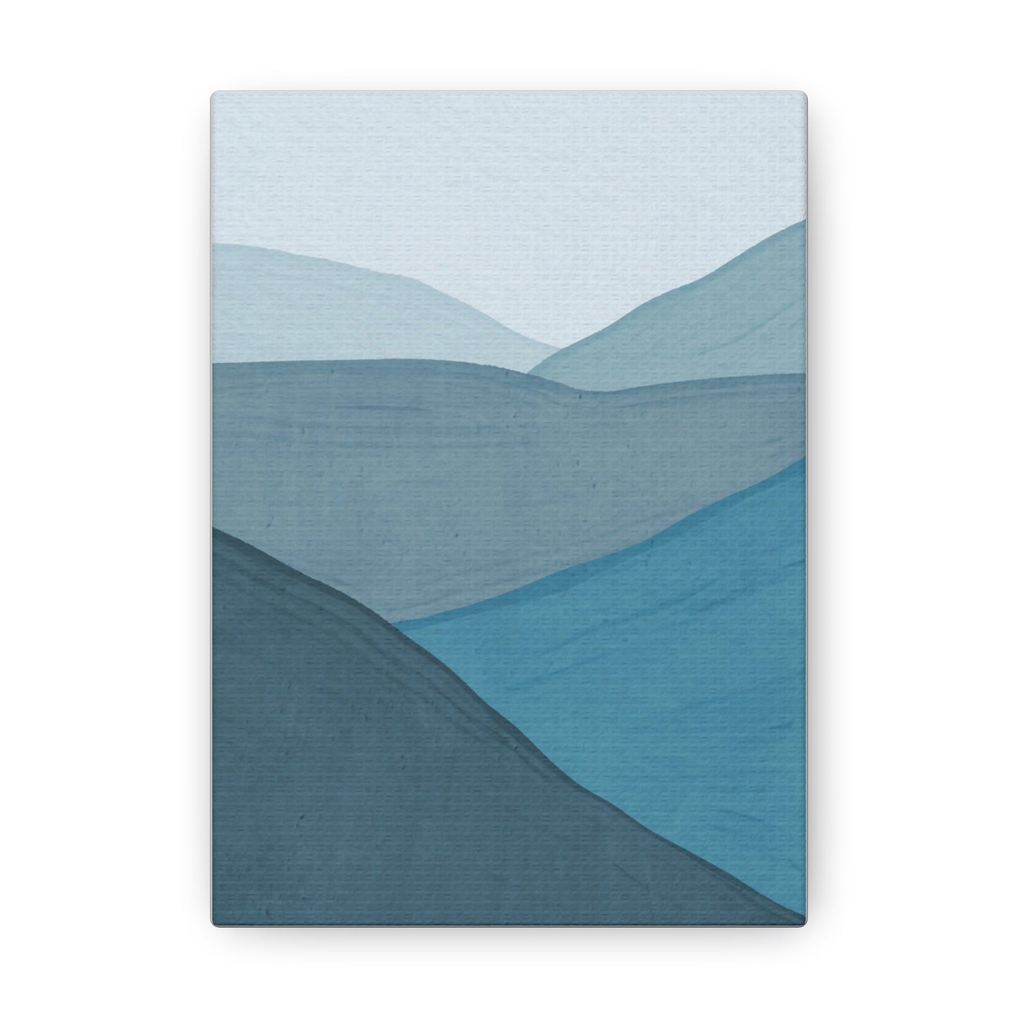 Abstract Blue Ocean Canvas