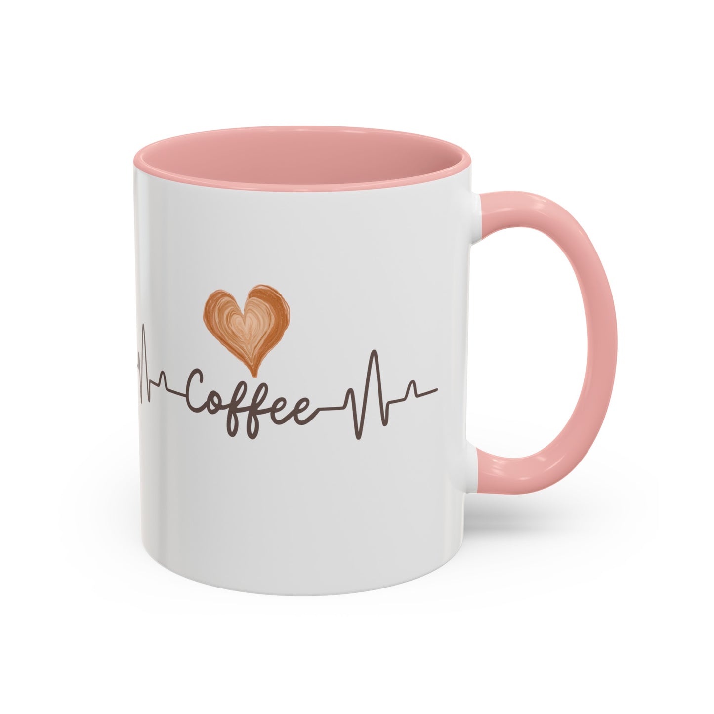 Coffee Heartbeat Mug, 11oz