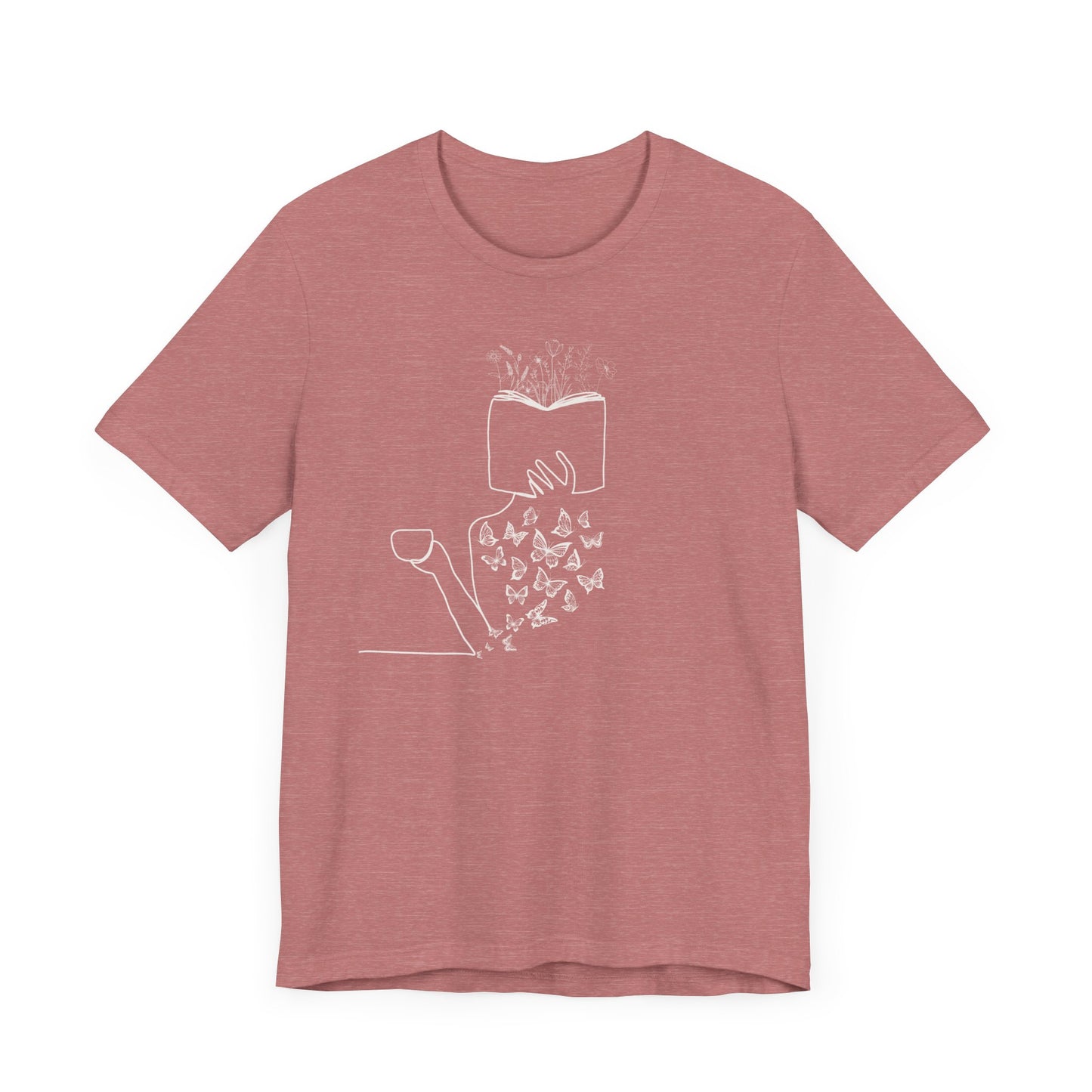 Butterfly Coffee Book T-Shirt