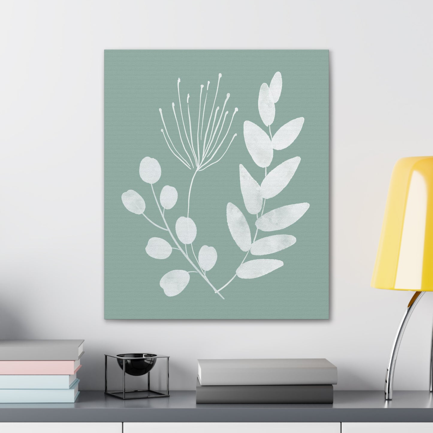 Sage Green Plant Canvas