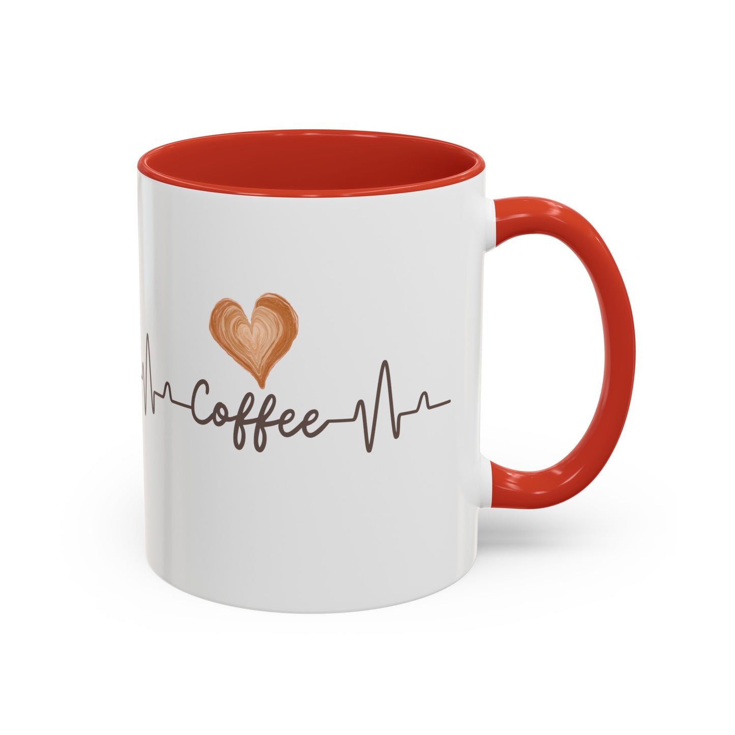 Coffee Heartbeat Mug, 11oz