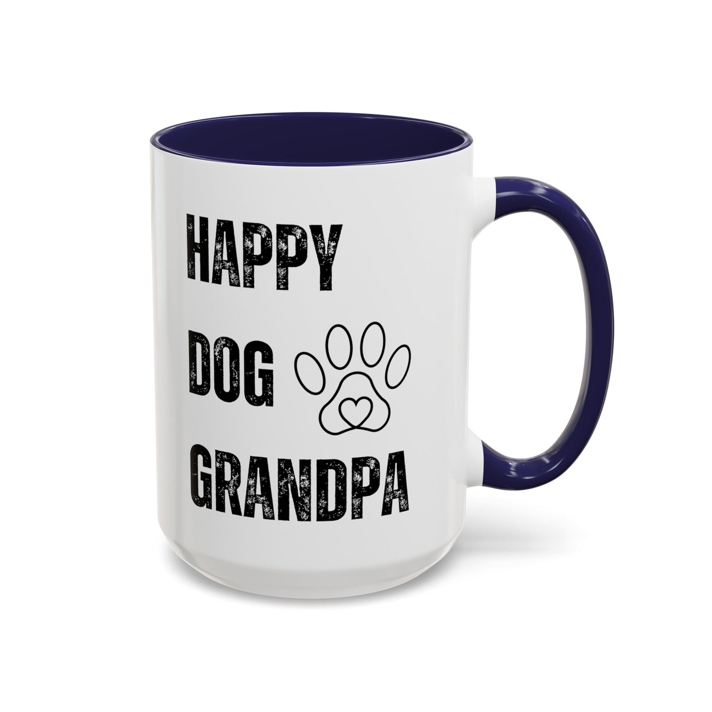 Happy Dog Grandpa Mug