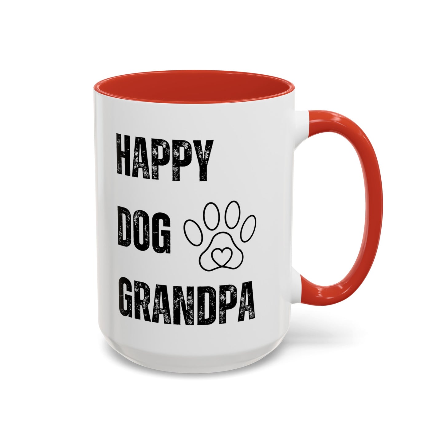 Happy Dog Grandpa Mug