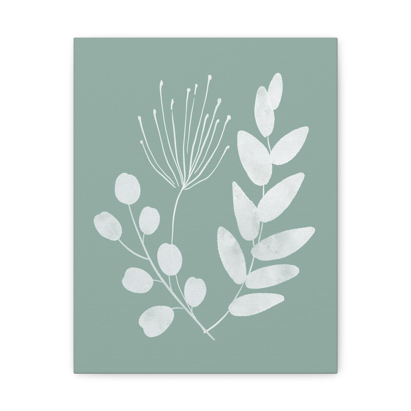 Sage Green Plant Canvas