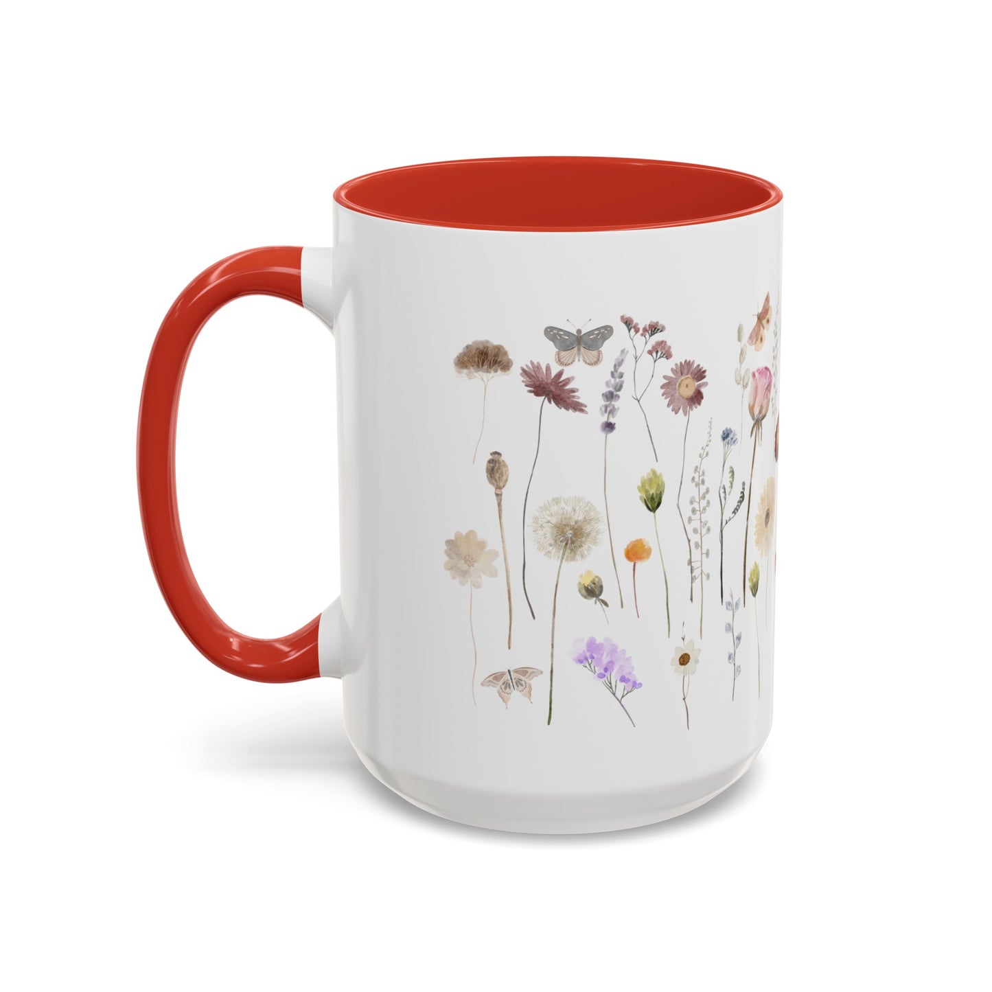 Bee Butterfly Flower Mug