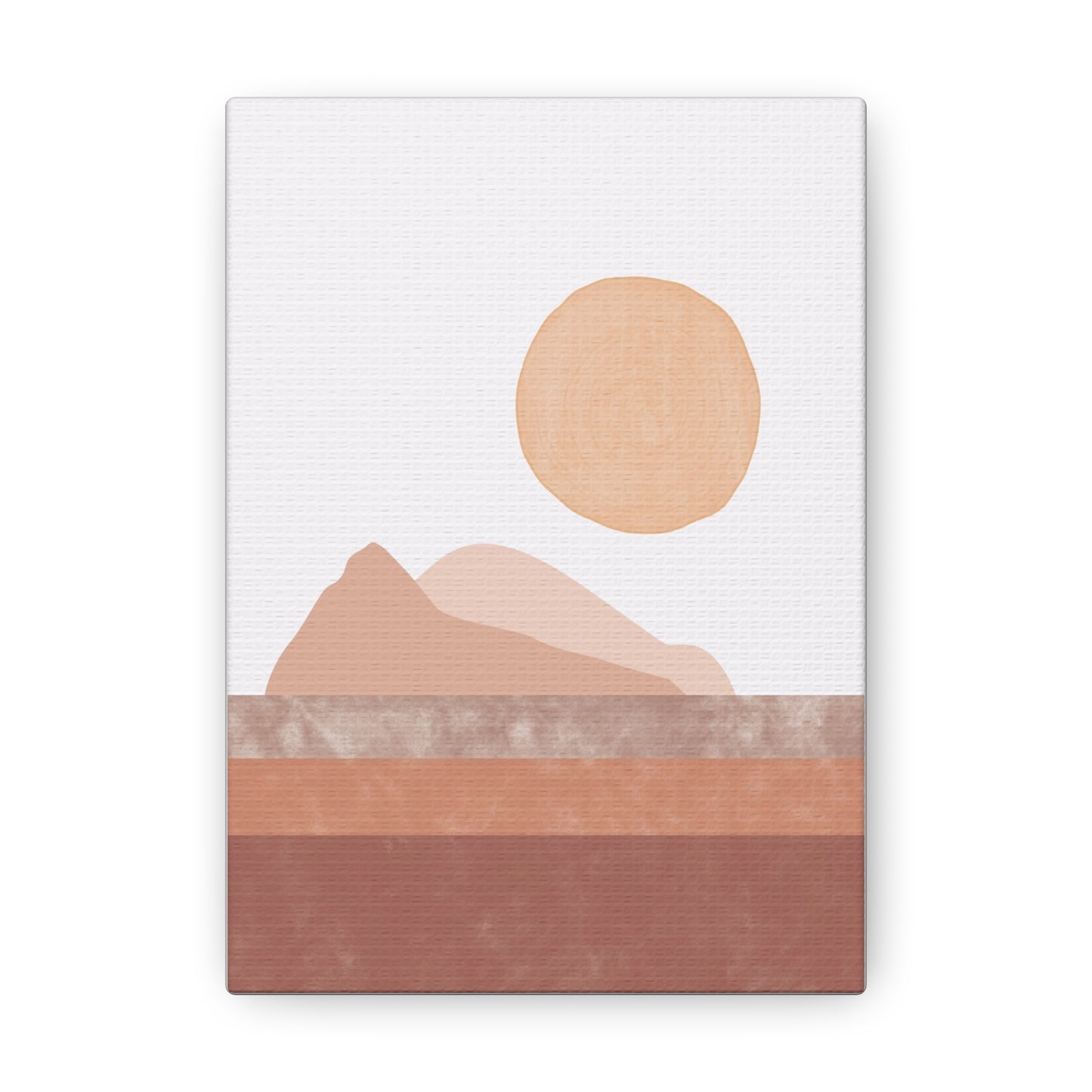 Sun And Mountains Canvas