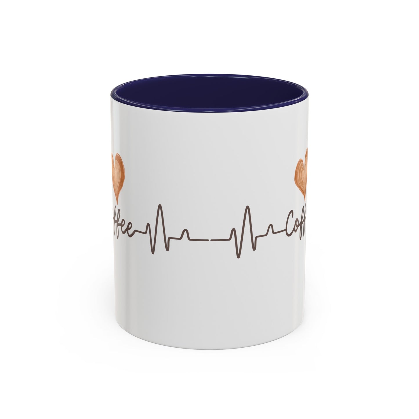 Coffee Heartbeat Mug, 11oz