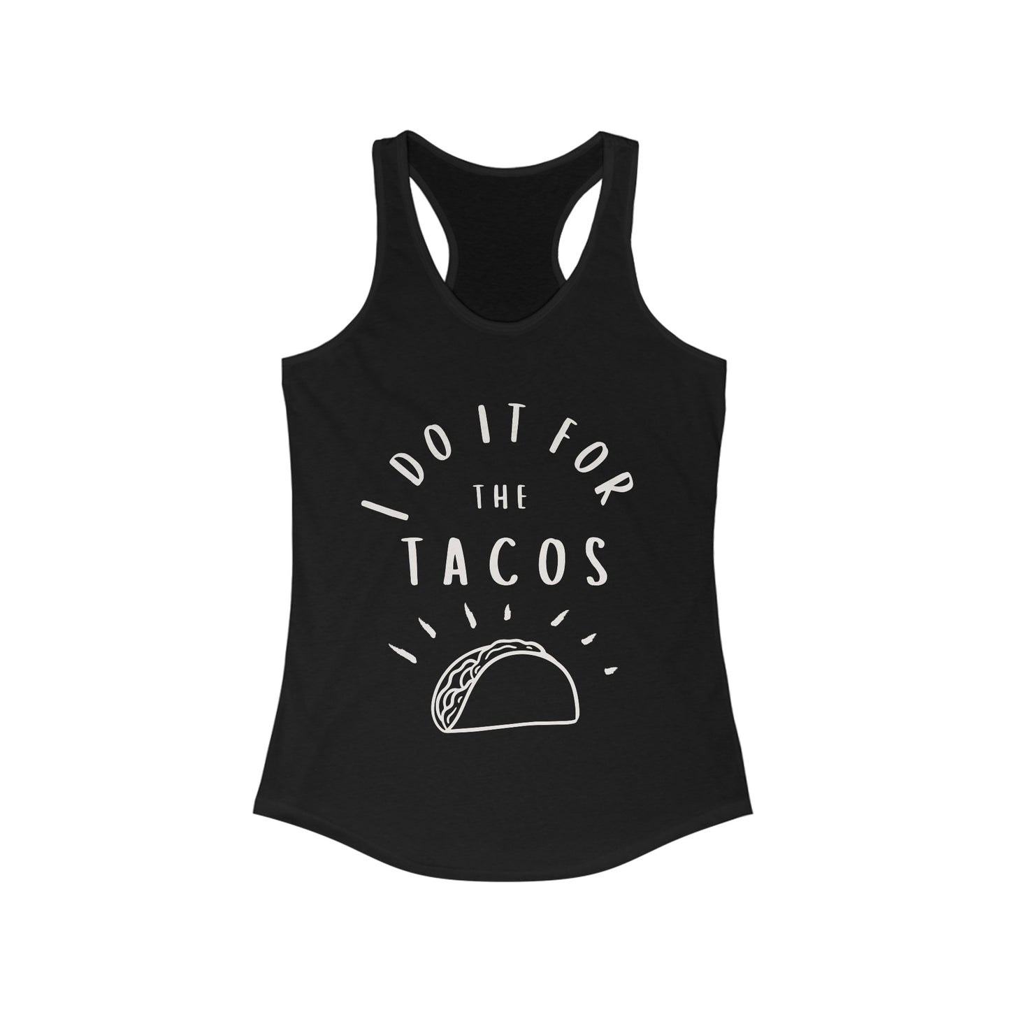 Funny Workout Racerback Tank