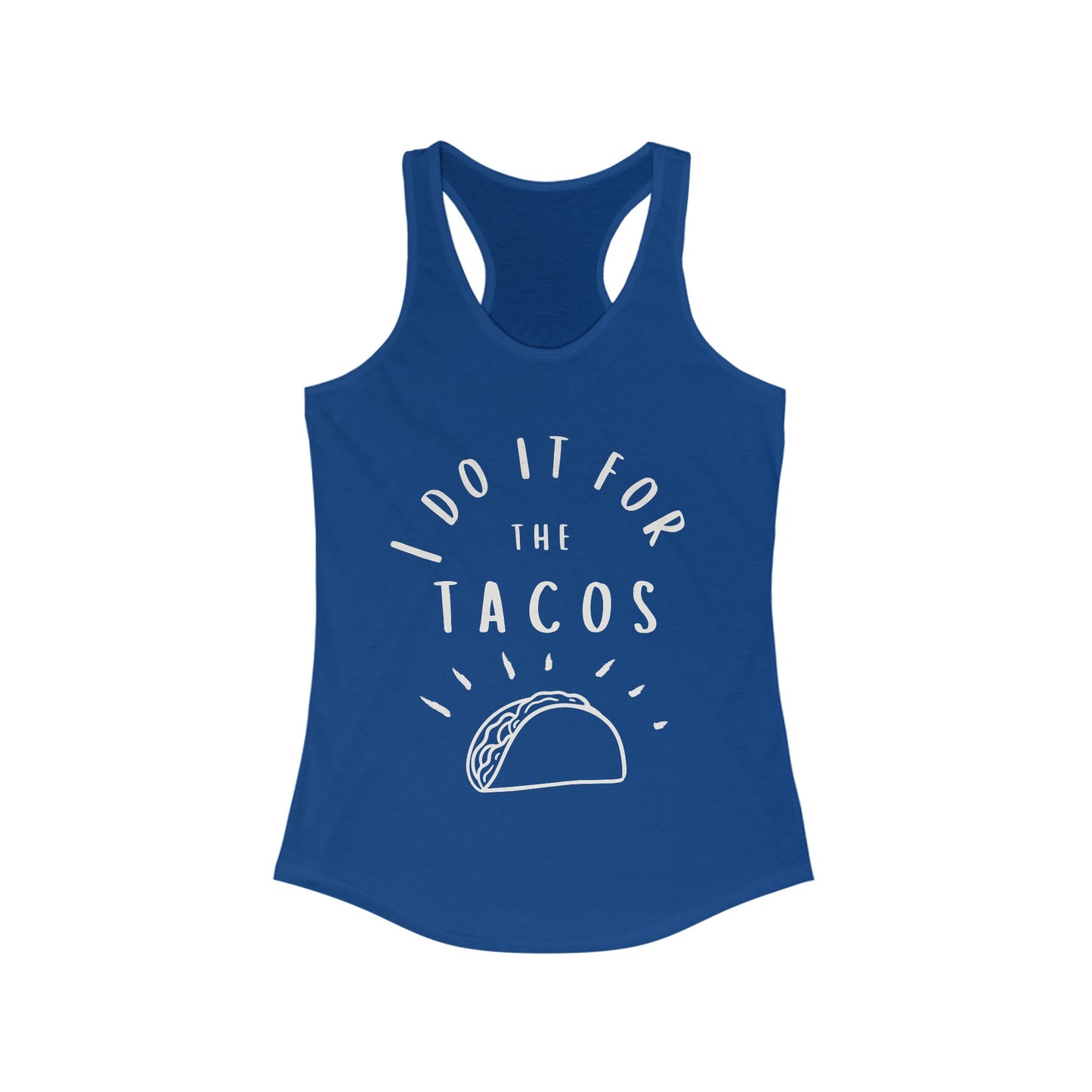 Funny Workout Racerback Tank