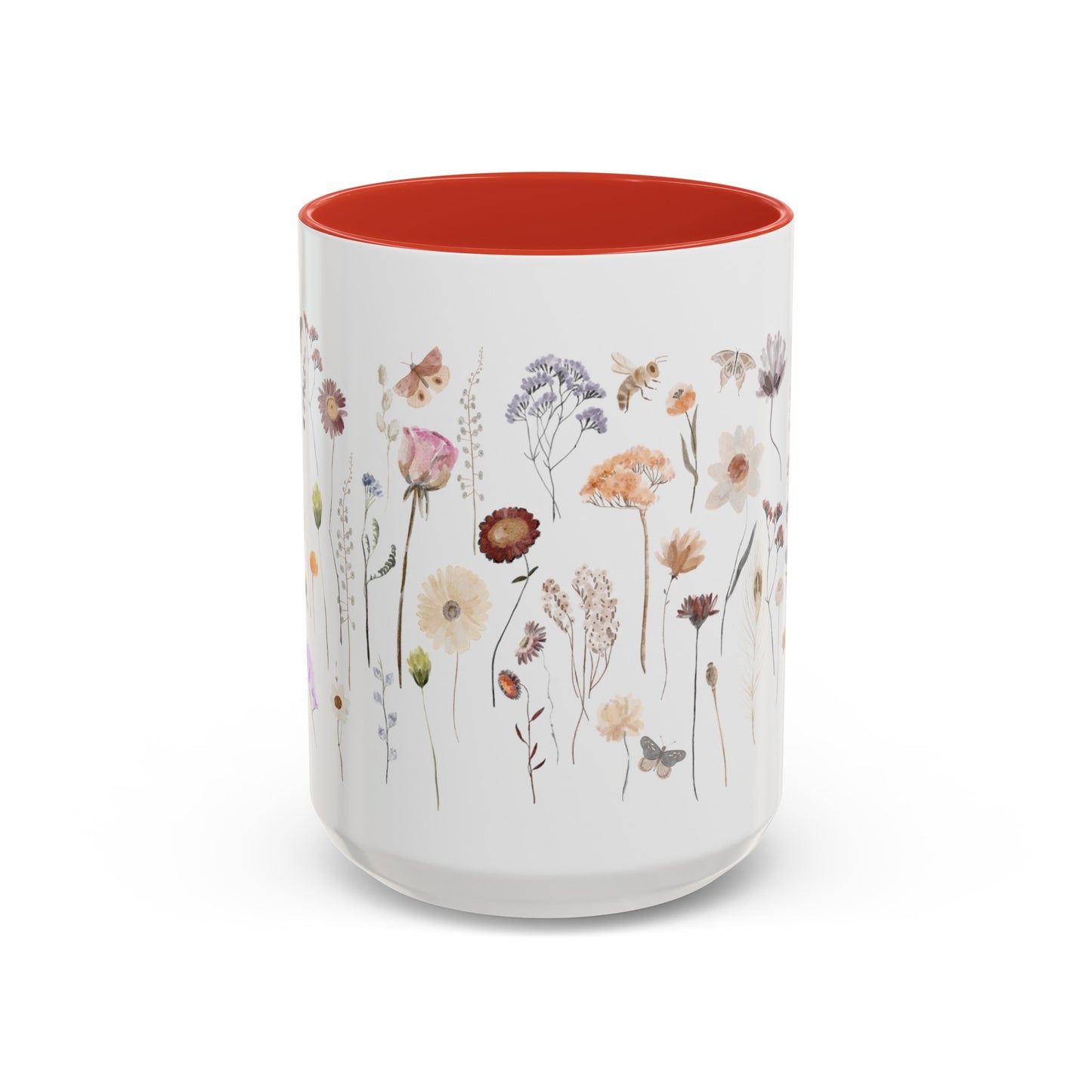 Bee Butterfly Flower Mug