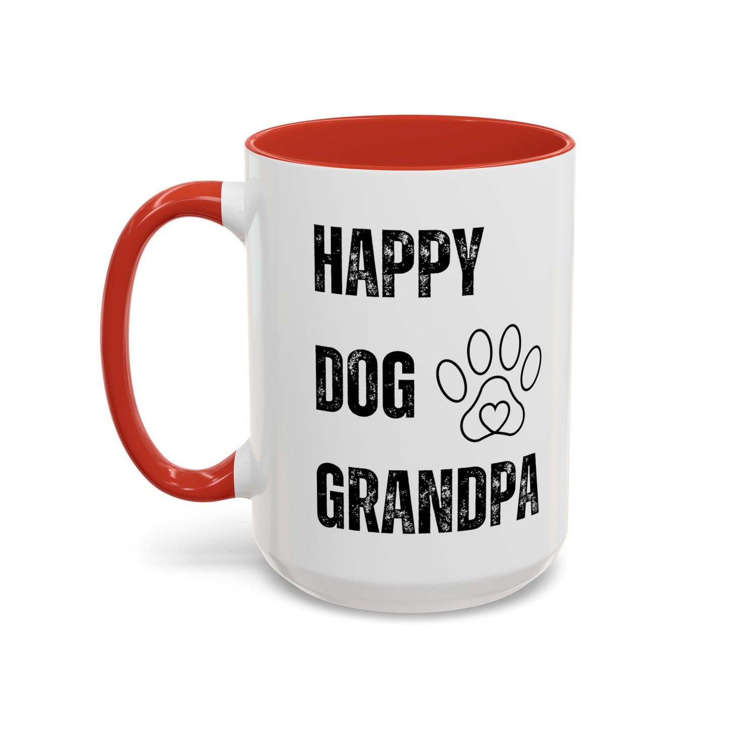 Happy Dog Grandpa Mug