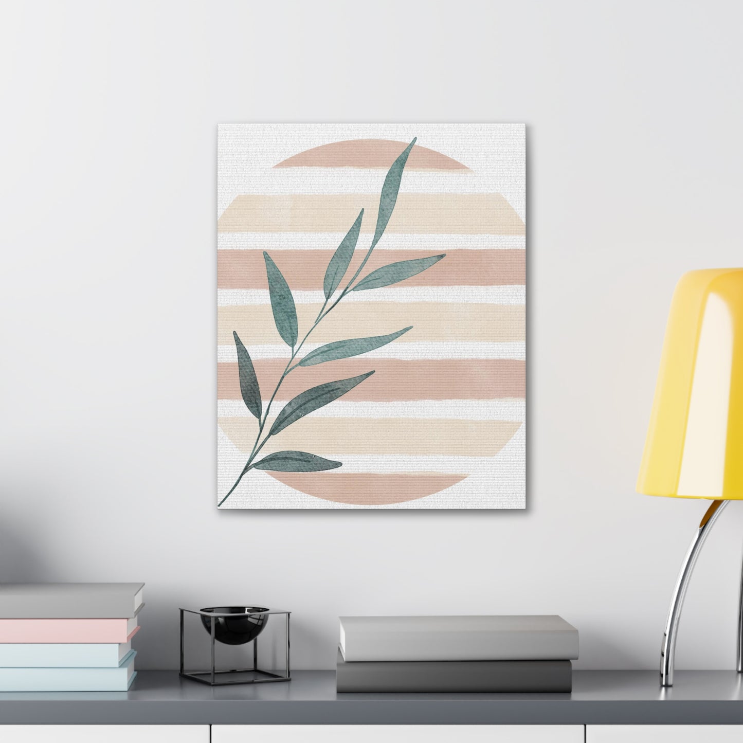 Abstract Plant Canvas