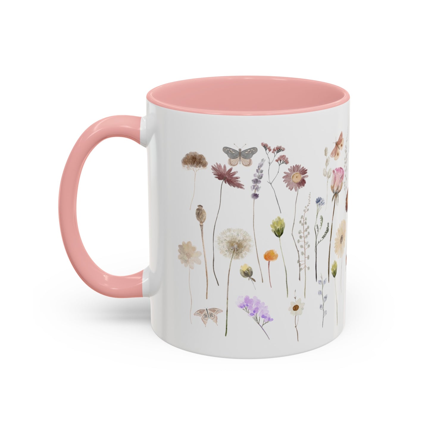 Bee Butterfly Flower Mug