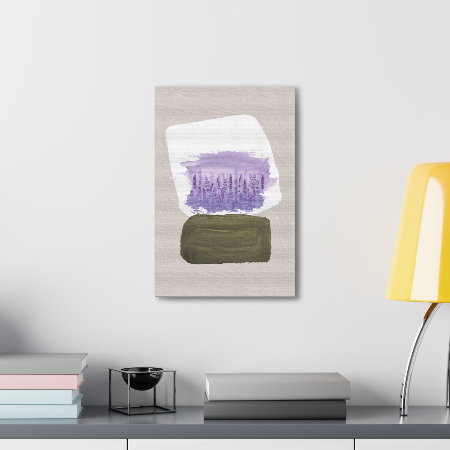 Lavender Abstract Canvas