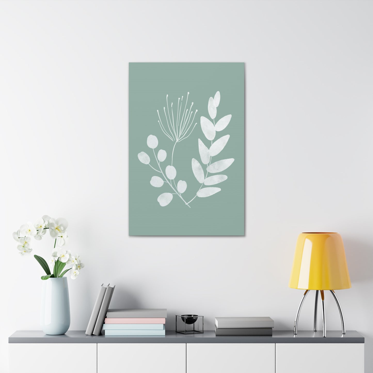 Sage Green Plant Canvas