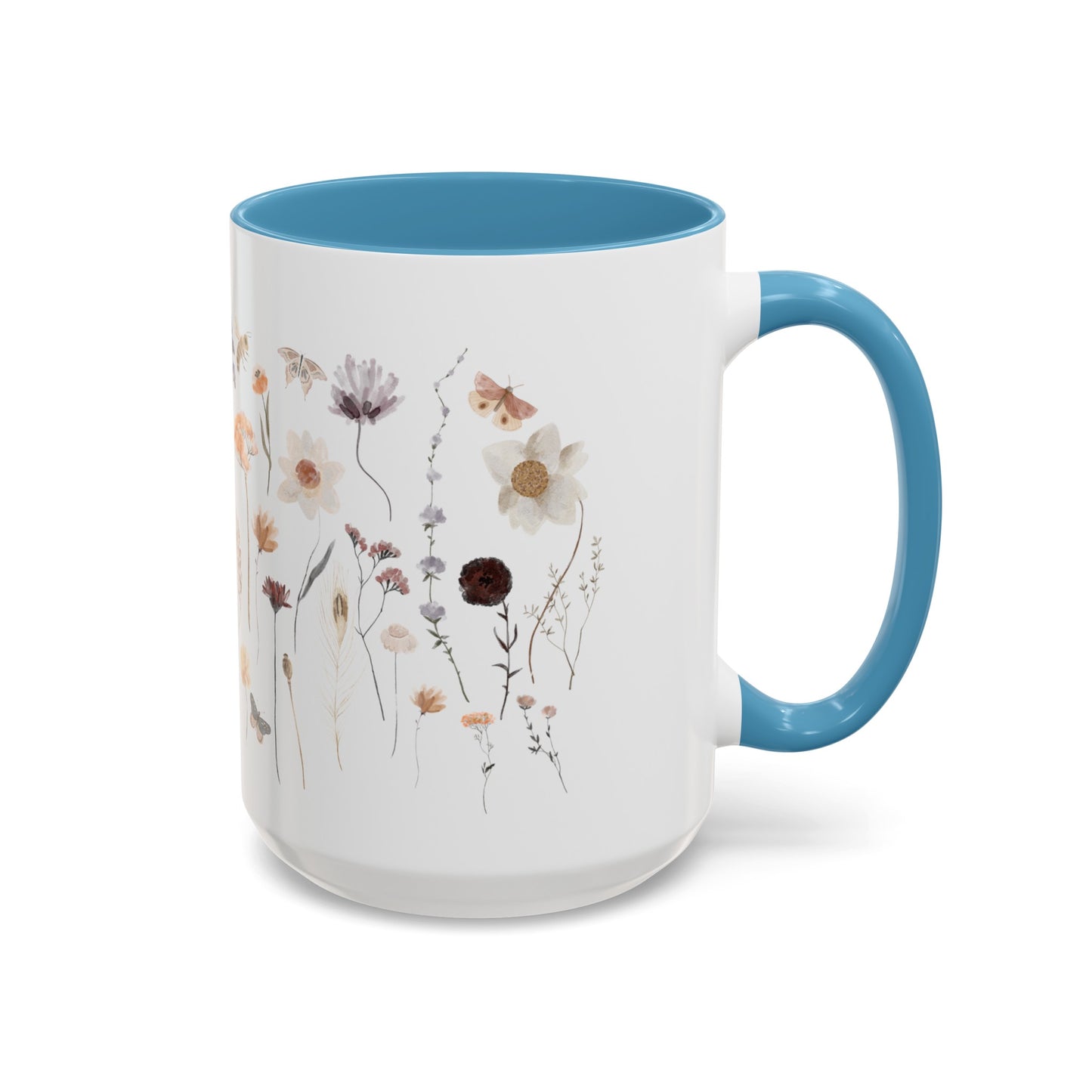 Bee Butterfly Flower Mug