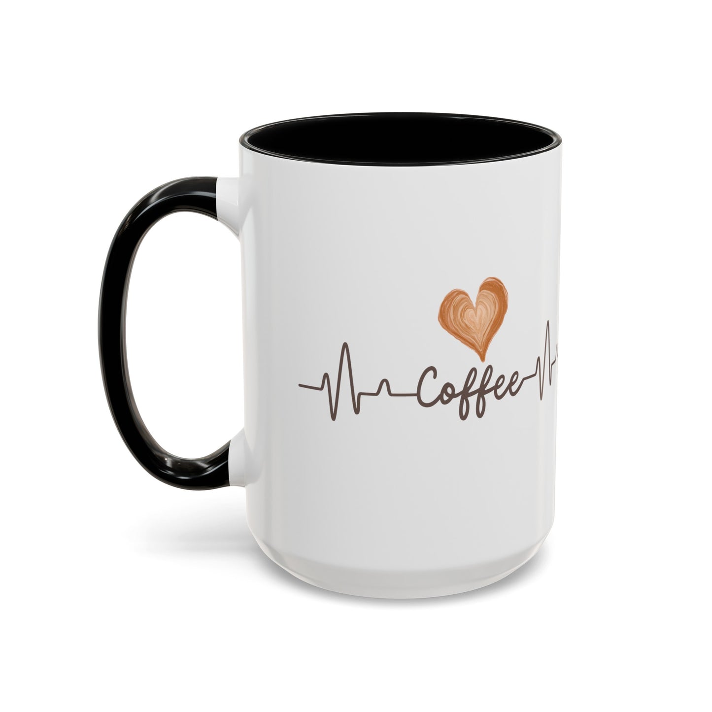 Coffee Heartbeat Mug, 11oz