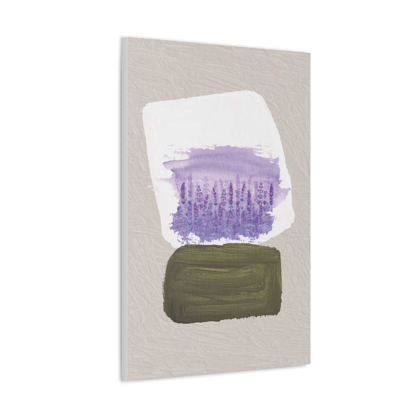 Lavender Abstract Canvas