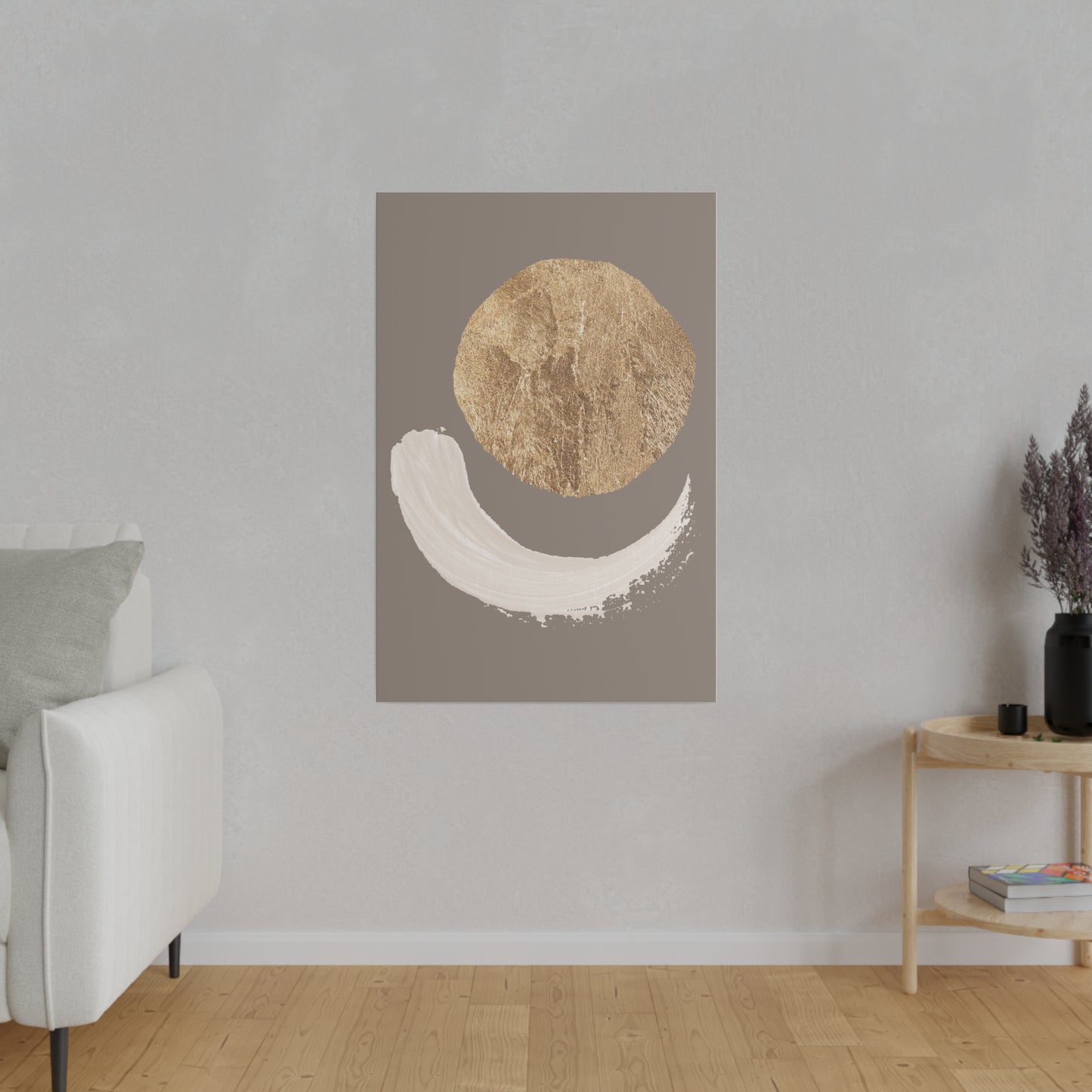 Neutral Abstract Canvas