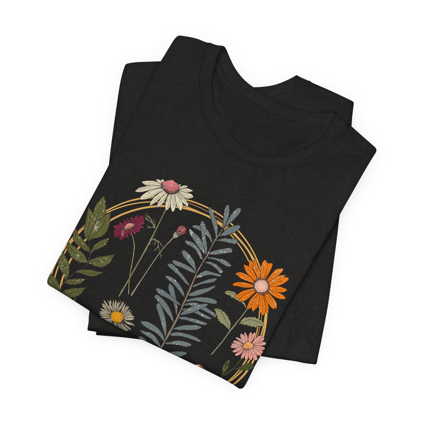 Flower and Mushroom T-Shirt