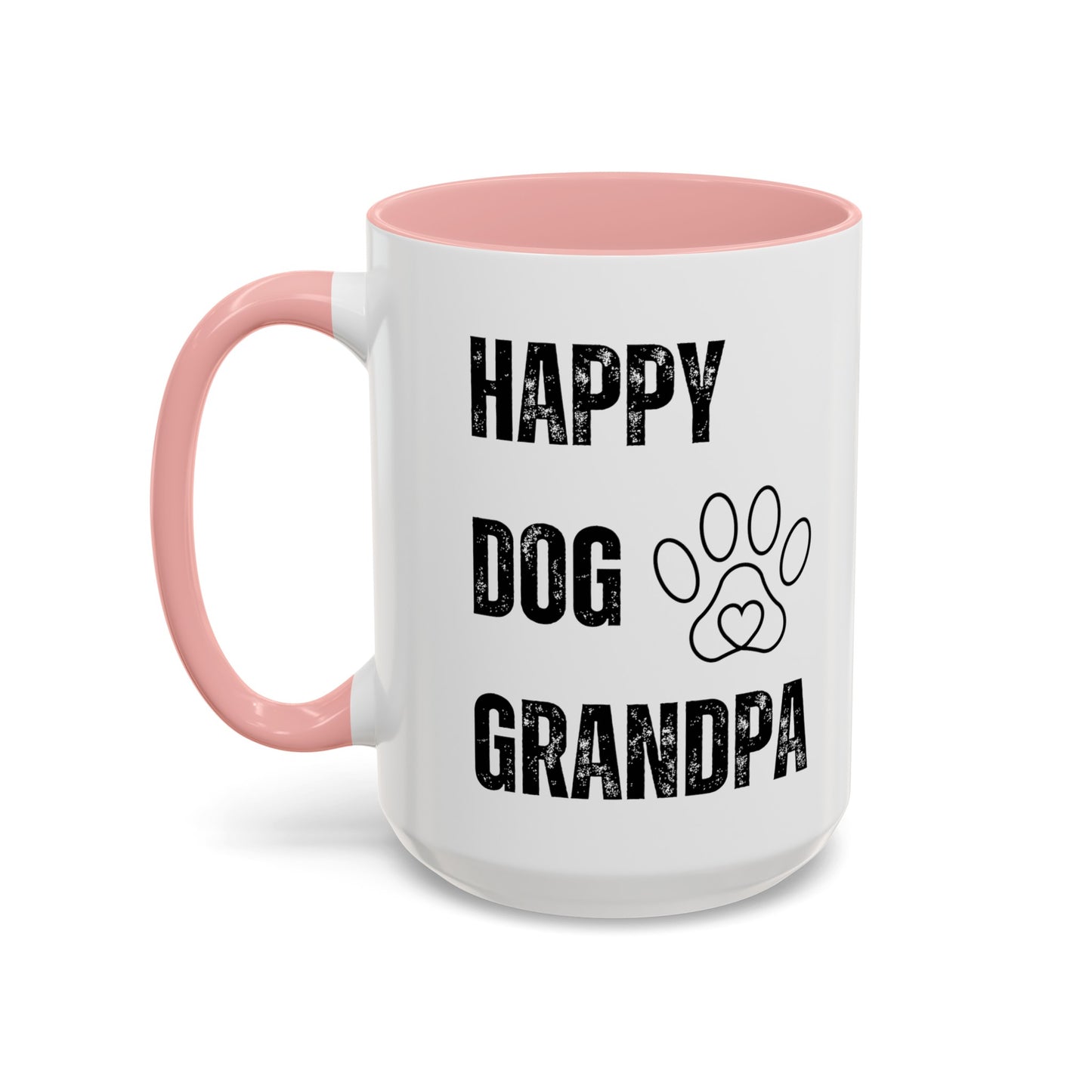 Happy Dog Grandpa Mug