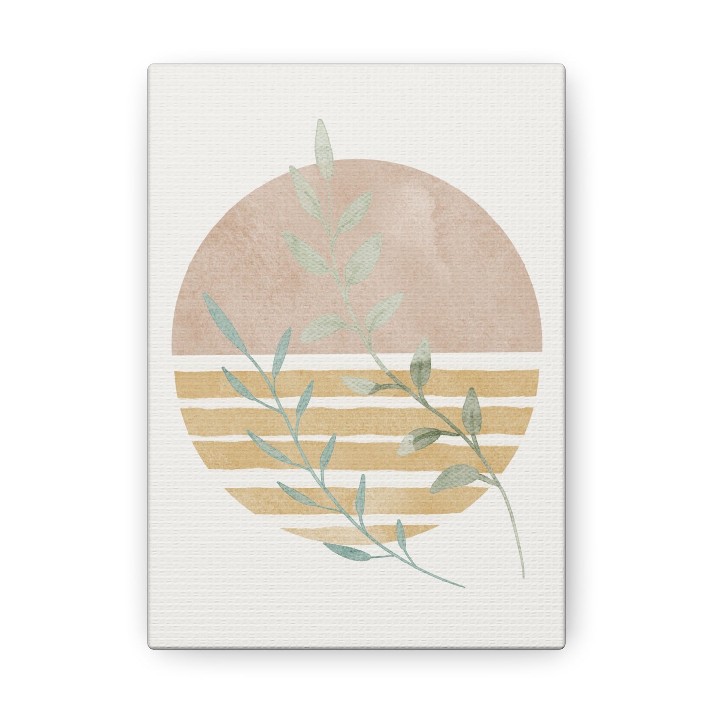 Abstract Plant Canvas