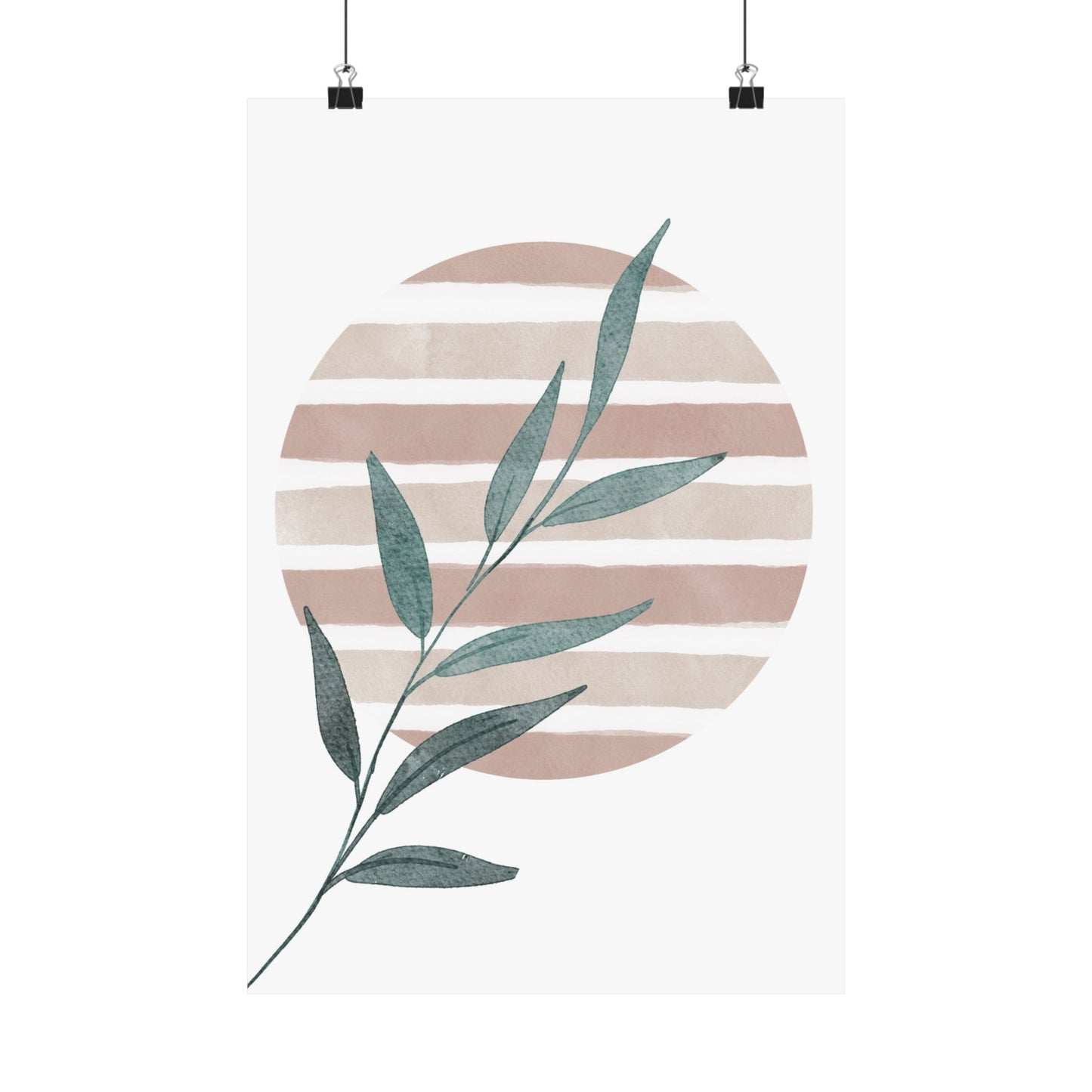 Boho Plant Art Print (frame not included)