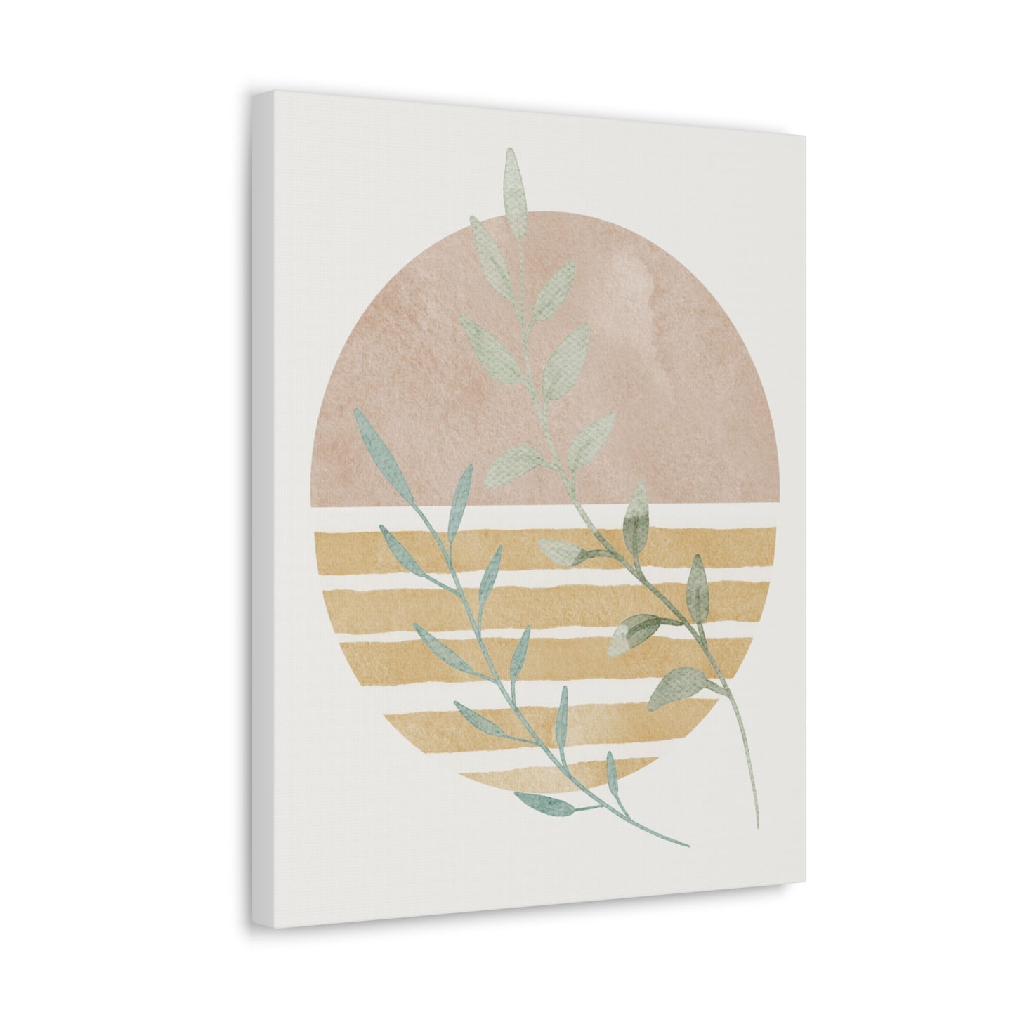 Abstract Plant Canvas