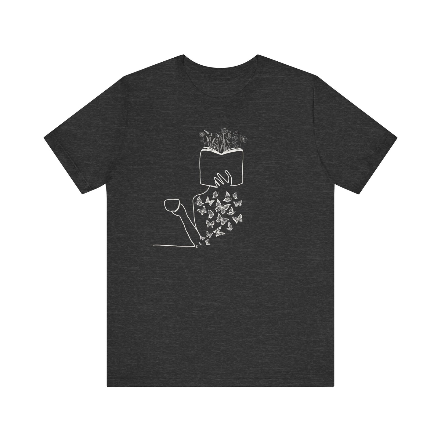 Butterfly Coffee Book T-Shirt