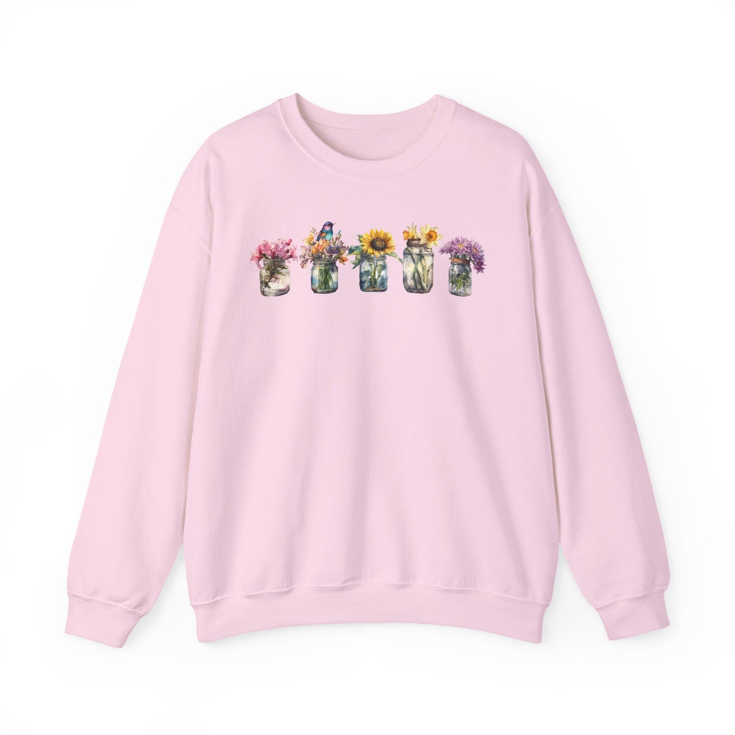 Floral Crewneck Sweatshirt - Cozy Gift for Nature Lovers, Comfortable Warmth for Fall, Spring Fashion, Ideal for Casual Outings, [...]