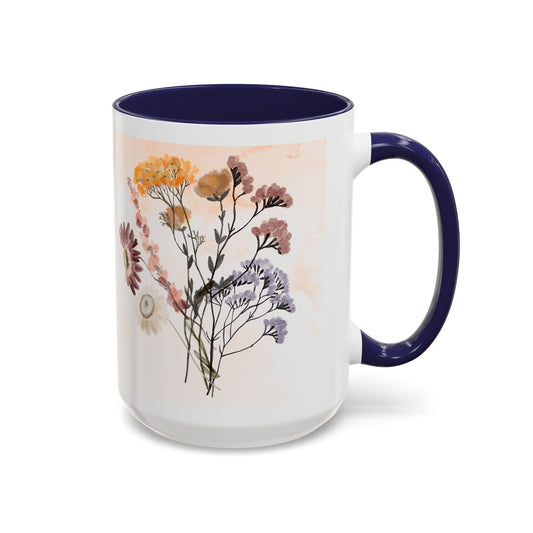 Charming Floral Accent Coffee Mug - Perfect Gift for Tea Lovers, Home Decor, Ideal for Birthdays, Mother’s Day, Relaxation